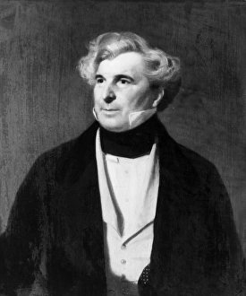 SIR JAMES CLARK ROSS (1800-1862). Scottish polar explorer. Oil on canvas, 1850 SIR JAMES CLARK ROSS (1800-1862). Scottish polar explorer. Oil on canvas, 1850