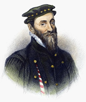 Renaissance Men Portraits Prints: SIR THOMAS GRESHAM (1519-1579). English financier. Steel engraving, English, c1830
