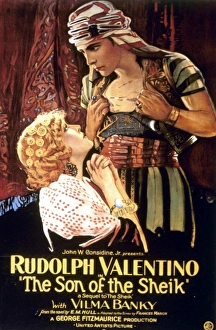 THE SON OF THE SHEIK, 1926. Film poster THE SON OF THE SHEIK, 1926. Film poster