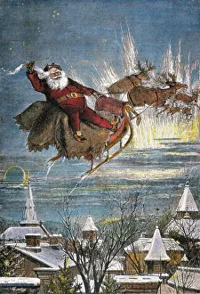 THOMAS NAST: SANTA CLAUS. Merry Christmas to all, and to all a good night THOMAS NAST: SANTA CLAUS. Merry Christmas to all, and to all a good night