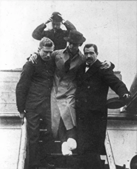 TITANIC: HAROLD BRIDE. With his feet crushed and frostbitten TITANIC: HAROLD BRIDE. With his feet crushed and frostbitten