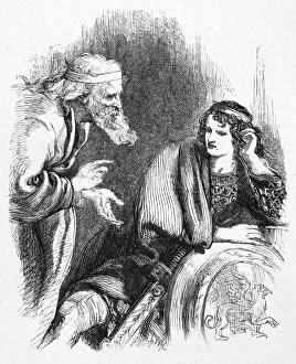 TROILUS AND CRESSIDA. By William Shakespeare. Wood engraving, English, 19th century TROILUS AND CRESSIDA. By William Shakespeare. Wood engraving, English, 19th century