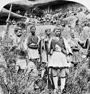 TURKEY: INSURGENTS, 1890s. Insurgents, probably Macedonian, against the remaining TURKEY: INSURGENTS, 1890s. Insurgents, probably Macedonian, against the remaining