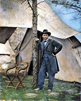 ULYSSES S. GRANT. Commander of the Union Armies, Ulysses S. Grant, at City Point, Virginia ULYSSES S. GRANT. Commander of the Union Armies, Ulysses S. Grant, at City Point, Virginia