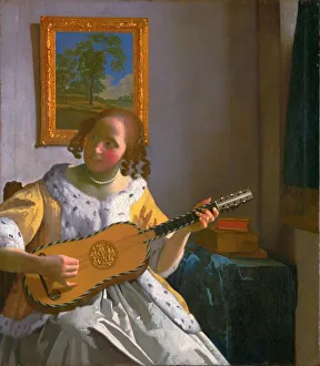 VERMEER: GUITAR PLAYER. By Johannes Vermeer VERMEER: GUITAR PLAYER. By Johannes Vermeer