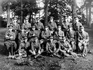 WILFRED OWEN (1893-1918). English poet. Owen (front row, third from left) with fellow WILFRED OWEN (1893-1918). English poet. Owen (front row, third from left) with fellow