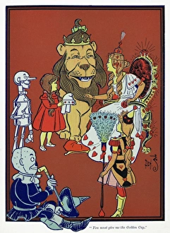 WIZARD OF OZ, 1900. You must give me the Golden Cap WIZARD OF OZ, 1900. You must give me the Golden Cap
