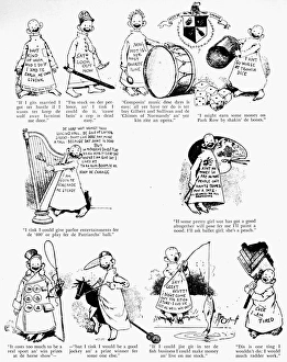 THE YELLOW KID. A Few Things the Versatile Yellow Kid Might do for a Living. Drawing THE YELLOW KID. A Few Things the Versatile Yellow Kid Might do for a Living. Drawing