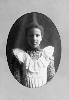 YOUNG WOMAN, c1899. Bazoline Estelle Usher, a student at Atlanta University in Georgia YOUNG WOMAN, c1899. Bazoline Estelle Usher, a student at Atlanta University in Georgia