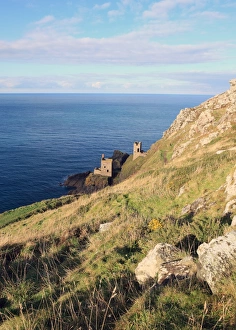 Botallack Mine Winter Print