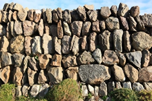 Cornish Wall Print near Lands End