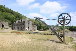 Cotehele Quay Print - Cornwall River Tamer Scene
