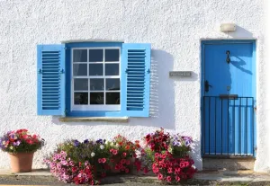 Coastal Village Life UK Prints: The Cottage