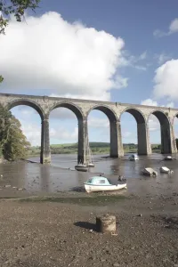 St Germans Rail Viaduct Print over the River Lynher