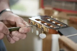 Prints of Paul Fischer Guitar Maker Craft Prints: Paul Fischer Guitar Maker Print