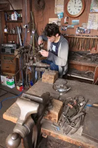 Four-Generation Silversmith at Work, Chipping Campden Print