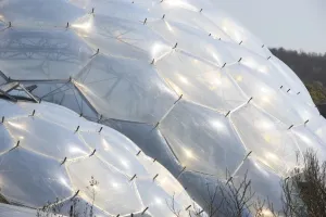 Prints of The Eden Project in Cornwall with its tropical biomes the size of 30 football pitches Paul Prints: Eden Project Print: Tropical Biomes Over 30 Football Pitches