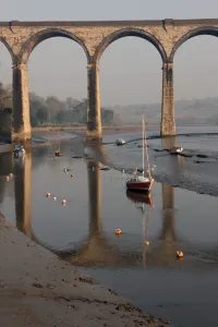 Reflection Prints: St Germans Rail Viaduct Print