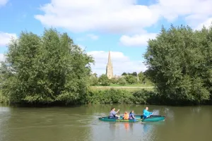 Lechlade Boating Print on the River Thames