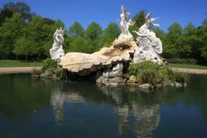 Statue Prints: Print of Cliveden The Fountain of Love in Spring