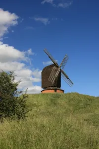 17th Century Post Mill Print, Buckinghamshire