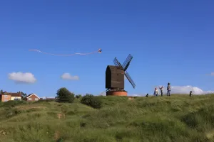 Windmill Print: 17th Century Post Mill Machinery