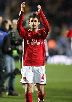 Cesc Fabregas Celebrates 2008 Barclays Premier League Win