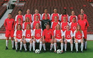 Arsenal Ladies. Arsenal Ladies Team Photo-call. Arsenal Stadium, Highbury, London Arsenal Ladies. Arsenal Ladies Team Photo-call. Arsenal Stadium, Highbury, London