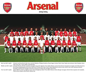 Arsenal Squad 2003/4 AFC Arsenal Squad 2003/4 AFC