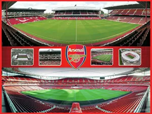 Special editions/arsenal stadiums panoramic montage framed print Special editions/arsenal stadiums panoramic montage framed print