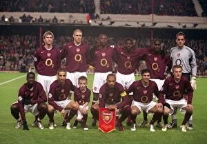 Images Dated 12th December 2005: The Arsenal team. Arsenal 0: 0 Ajax