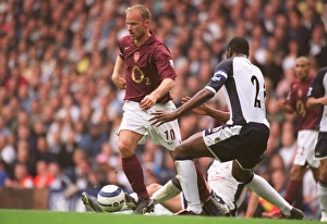 Dennis Bergkamp (Arsenal) Ledley King (Tottenham) Dennis Bergkamp (Arsenal) Ledley King (Tottenham)