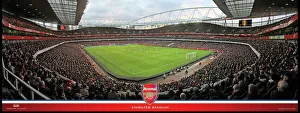 Emirates Stadium Match In Action Corner Framed Panoramic Emirates Stadium Match In Action Corner Framed Panoramic