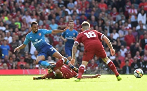 Francis Coquelin (Arsenal) Emre Can (Liverpool). Liverpool 4:0 Arsenal. Premier League Francis Coquelin (Arsenal) Emre Can (Liverpool). Liverpool 4:0 Arsenal. Premier League