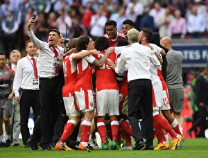 Gabriel (Arsenal) celebrates after the match Gabriel (Arsenal) celebrates after the match