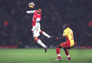 Gilberto (Arsenal) Hameur Bouazza (Watford) Gilberto (Arsenal) Hameur Bouazza (Watford)