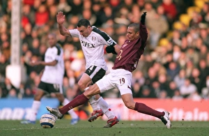 Gilberto (Arsenal) Steed Malbranque (Fulham). Fulham 0:4 Arsenal Gilberto (Arsenal) Steed Malbranque (Fulham). Fulham 0:4 Arsenal