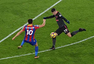 Granit Xhaka (Arsenal) Andros Townsend (Palace) Granit Xhaka (Arsenal) Andros Townsend (Palace)