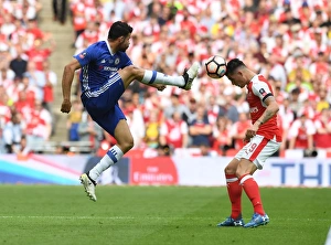 Granit Xhaka (Arsenal) Diego Costa (Chelsea) Granit Xhaka (Arsenal) Diego Costa (Chelsea)