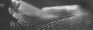 Prints of Arsenal v Glasgow Rangers 17th October 1951. (The First floodlight match at Highbury was Arsenal v Hapoel Tel Aviv on 19th September 1951). Credit: Arsenal Football Club United Kingdom Prints: Print of the Second Floodlit Match at Highbury Stadium