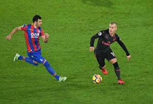Jack Wilshere (Arsenal) Luka Milijovic (Palace) Jack Wilshere (Arsenal) Luka Milijovic (Palace)