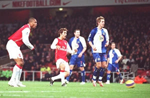 Mathieu Flamini scores Arsenals 6th goal Mathieu Flamini scores Arsenals 6th goal