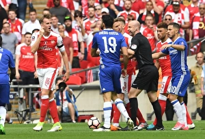 Rob Holding (Arsenal) Diego Costa (Chelsea) Rob Holding (Arsenal) Diego Costa (Chelsea)