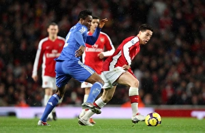 Samir Nasri (Arsenal) Jon Obi Mikel (Chelsea). Arsenal 0:3 Chelsea. Barclays Premier League Samir Nasri (Arsenal) Jon Obi Mikel (Chelsea). Arsenal 0:3 Chelsea. Barclays Premier League