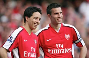 Samir Nasri and Robin van Persie (Arsenal). Arsenal 0:0 Manchester City Samir Nasri and Robin van Persie (Arsenal). Arsenal 0:0 Manchester City