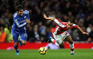 Theo Walcott (Arsenal) Paulo Ferreira (Chelsea). Arsenal 0:3 Chelsea. Barclays Premier League Theo Walcott (Arsenal) Paulo Ferreira (Chelsea). Arsenal 0:3 Chelsea. Barclays Premier League