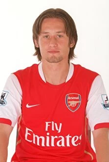 Images Dated 6th September 2006: Tomas Rosicky at Arsenal 1st Team Photocall, Emirates Stadium, London (2006)