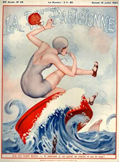 1920s France La Vie Parisienne Magazine Cover