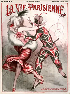 1920s France La Vie Parisienne Magazine Cover