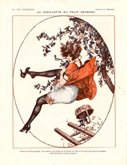 Art Nouveau Style Illustrations Prints: 30586954